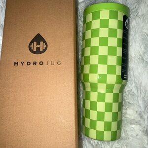 HydroJug Greenhineydew checkers 32 Oz sport